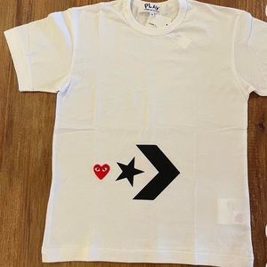 Cdg play x Converse one star collab